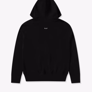 CDG Play Unisex Reverse Black Heart Zip Hoodie