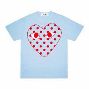 Play - Bright Spotted Heart T-Shirt - (Blue)