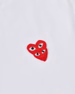 Play Double Red Heart Longsleeve – White - Image 2