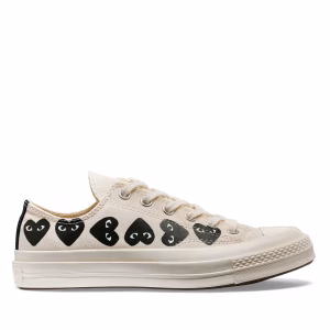 CONVERSE MULTI HEARTS LOW TOP WHITE