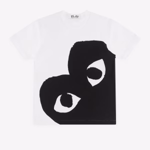 CDG Play Big Heart T-Shirt – White