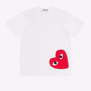 Play - Corner Heart T-Shirt - (White)