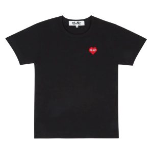 PLAY BASIC INVADERS T-SHIRT RED EMBLEM (BLACK)