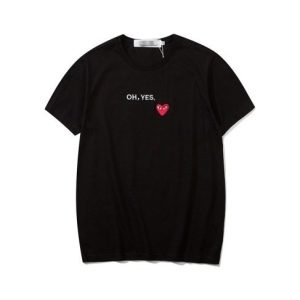 Cdg-Oh-Yes-Black-Tee