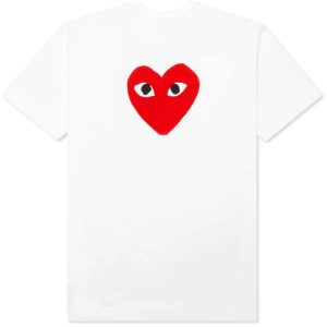 Comme-des-Garcons-PLAY-Red-Emblem-No-Eyes-T-shirt-White-2