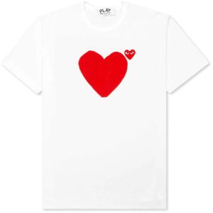 Comme-des-Garcons-PLAY-Red-Emblem-Heart-T-shirt-White-Pink-2
