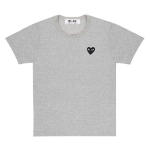 PLAY BASIC T-SHIRT BLACK EMBLEM