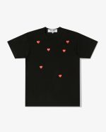 Play-Multi-Red-Heart-Logo-T-Shirt-Black