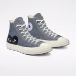 CONVERSE BLACK HEART GREY HIGH TOP - Image 2